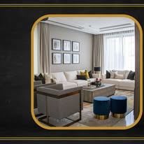 Modern living room interior design
